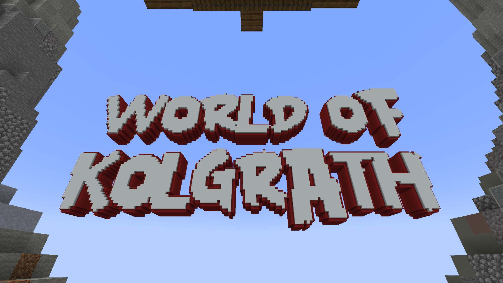 Large Block Text that says World of Kolgrath